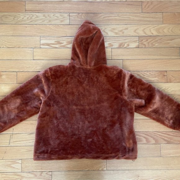 Faux Fur Brown Coat - Picture 1 of 7